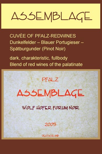 Assemblage - Wine with award